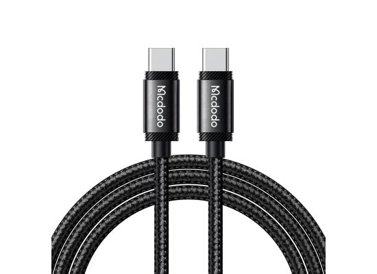 Mcdodo CA-3681 MDD for iPhone 15 Series 2m 240W Type-C to Type-C Charging Cable Data Transmission Phone Braided Cord - Black